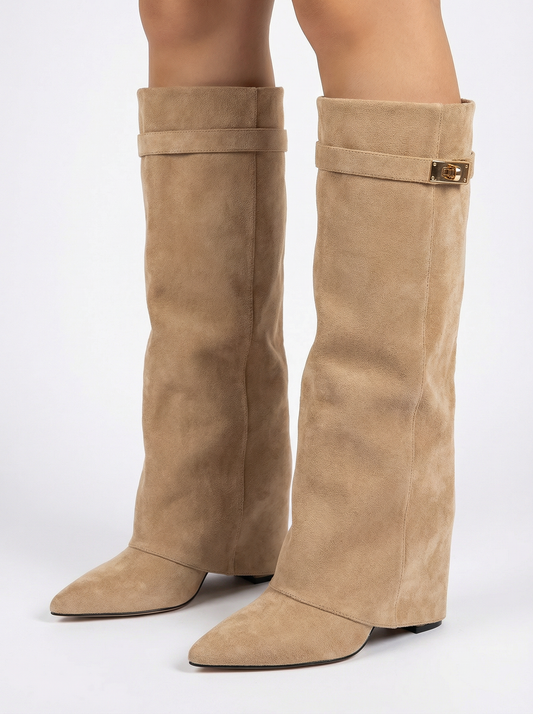 Women’s Thigh High Buckle Boots