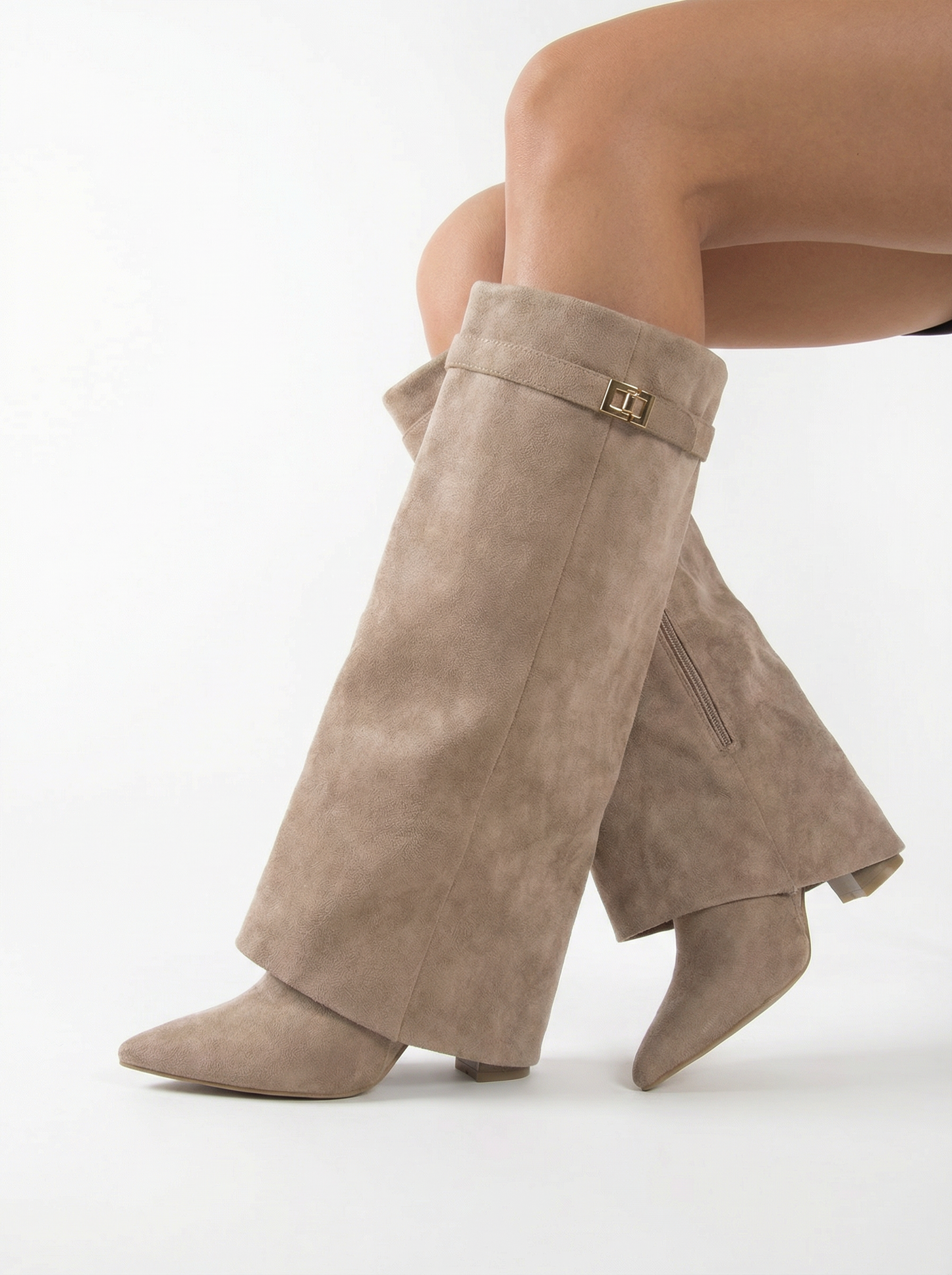 Women’s Knee High Buckle Boots