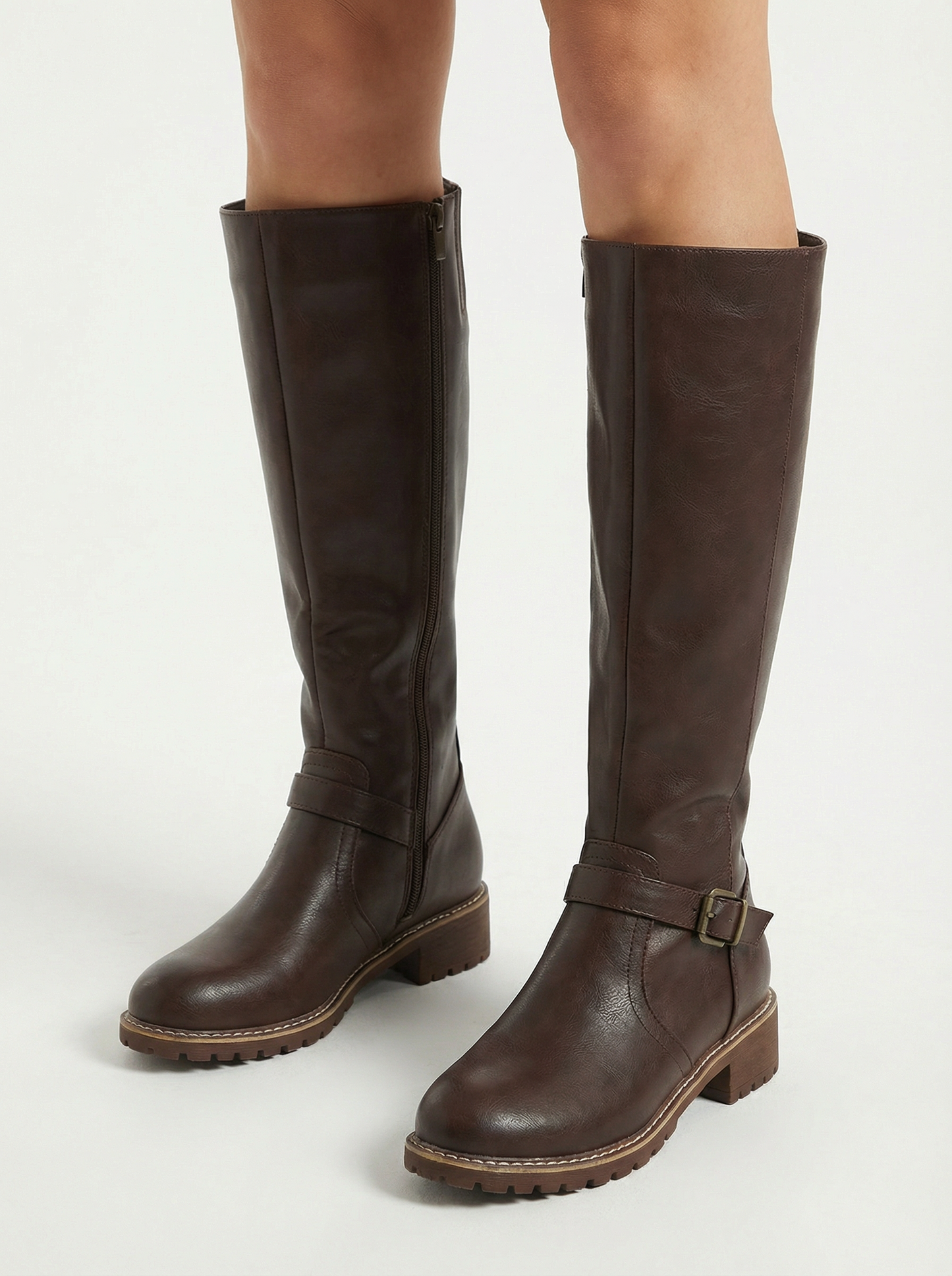 Women’s Comfortable Leather Knee High Boots